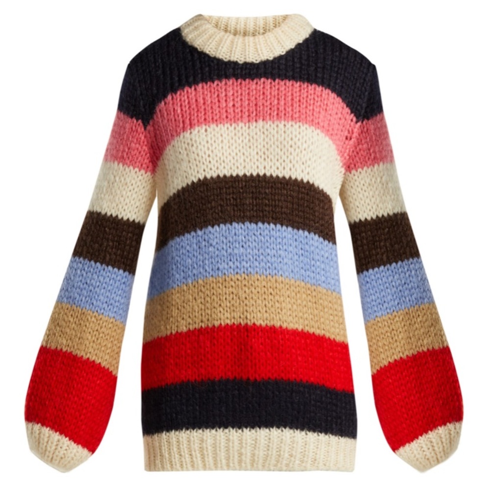 Ganni size S multi colored sweater
